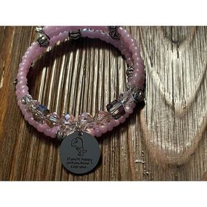 Handmade beaded bracelet/ seed bead bracelet/ gift for her/ wrap bracelet for wo